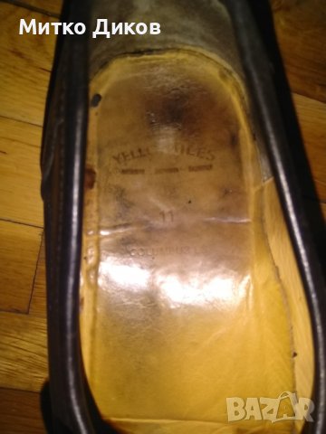 Маркови мокасини естествена кожа G'Field -Yellomiles-Lions №45 стелка 290мм, снимка 5 - Мокасини - 38139535