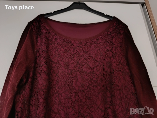 Л/ХЛ Esprit рокля, дантелена рокля, снимка 4 - Рокли - 52339500