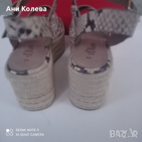 Нови немски  на платформа s.Oliver, 40 , снимка 7 - Сандали - 33074231