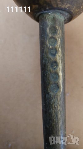 Кантар с надпис, месингови тежести и ос, снимка 7 - Други ценни предмети - 38110294