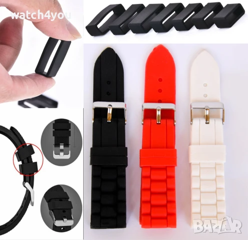 НОВА СИЛИКОНОВА КАИШКА ЗА ЧАСОВНИК CASIO Q&Q.СИЛИКОНОВИ КАИШКИ ЗА КАСИО И QQF-91W F91W F84 F105 108, снимка 8 - Каишки за часовници - 25154475