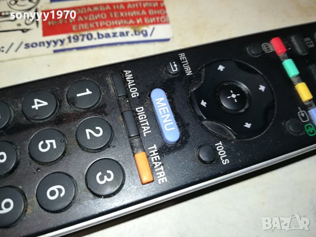 sony tv remote control 2701241742, снимка 3 - Дистанционни - 44002907