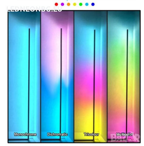LED RGB  Лампа - ефектно осветление с минималистичен дизайн, снимка 3 - Лед осветление - 44042813
