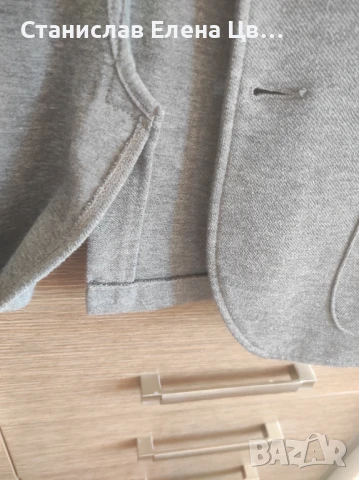 Мъжко сиво сако трико , снимка 3 - Сака - 50544839