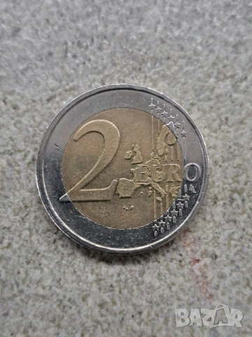 Колекционерска монета 2 евро BEATRIX 2000 Niderland, снимка 2 - Нумизматика и бонистика - 53498567