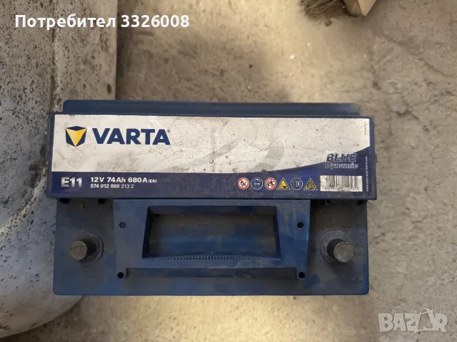 Акумулатор  Varta 74ah 680A, снимка 1