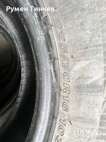 4бр зимни гуми 225-70-16, снимка 5 - Гуми и джанти - 53209792
