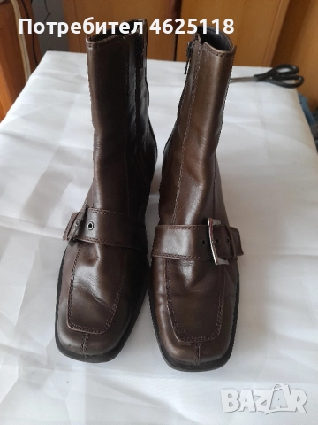 Дамски полуботуши на "TAMARIS" естествена кожа , снимка 5 - Дамски ботуши - 52081097