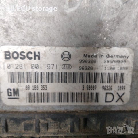 Компютър 0281001971 Bosch 09180353 Астра Г Зафира 