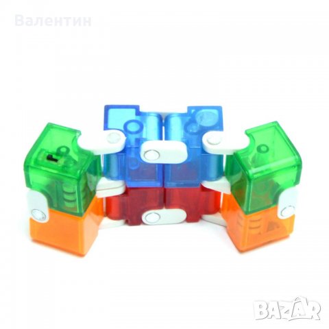 Антистрес фигура - светещ безкраен куб, снимка 2 - Образователни игри - 33330100