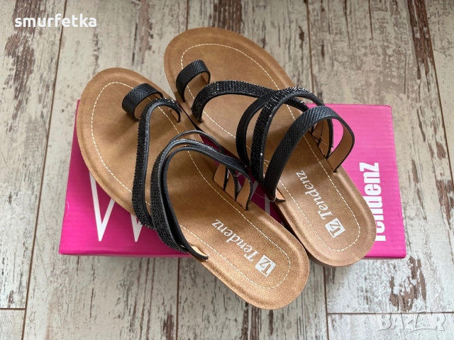 Дамски чехли Tendenz, снимка 3 - Чехли - 52361829