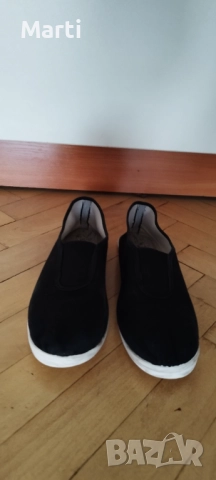 Domyos Детски обувки от плат черни гуменки за спорт, снимка 4 - Детски гуменки - 51921025