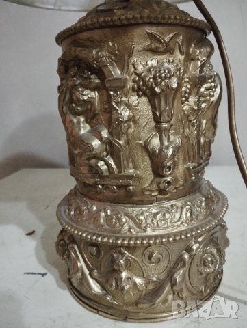 Две барокови настолни лампи, снимка 3 - Настолни лампи - 43549387