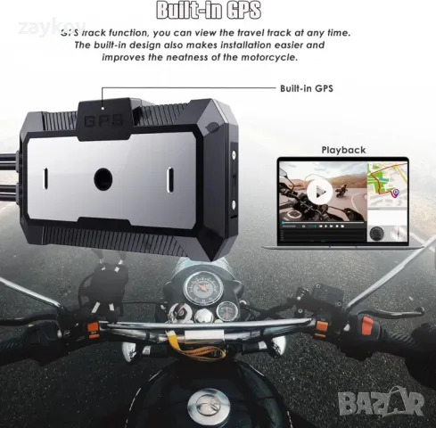 YDI Motorcycle Dash Cam, MD10 PRO Напълно водоустойчива мотоциклетна камера, снимка 5 - Камери - 49742937