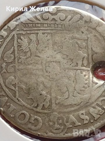 Сребърна монета Орт Сигизмунд трети ПОЛША рядка за КОЛЕКЦИОНЕРИ 12236, снимка 10 - Нумизматика и бонистика - 42987386