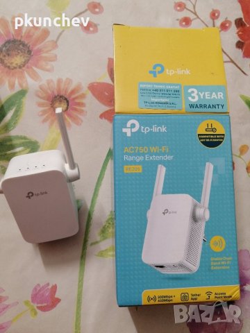 TP-LINK AC750 Wi-Fi удължител на обхват

, снимка 2 - Рутери - 44132482