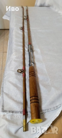 Колекционерска японска ръчно изработена стара бамбукова пръчка, снимка 7 - Колекции - 51446016