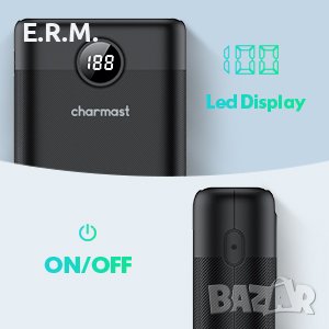 Charmast Power Bank 30000mAh, 20W захранване QC 3.0 USB C външна Батерия Бързо зареждане зарядно, снимка 9 - Външни батерии - 43342044