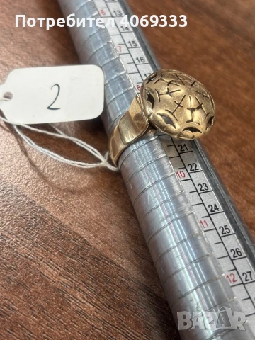 Стар бг пръстен от едно време 6.34гр 59р-л, снимка 6 - Пръстени - 51322460