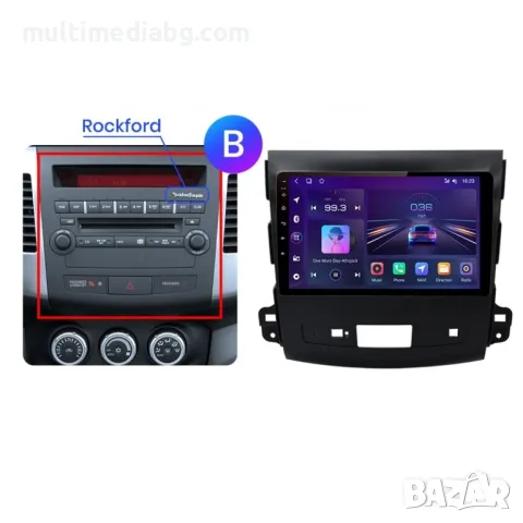 Mitsubishi Outlander 2005-2012 Мултимедия Навигация Android, снимка 3 - Аксесоари и консумативи - 49892749