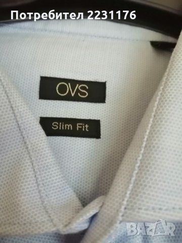 Мъжка риза с дълъг ръкав Ovs  , снимка 6 - Ризи - 26643049
