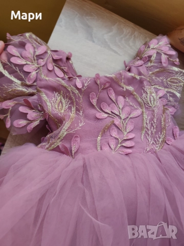 Детска рокля пепел от рози, снимка 3 - Детски рокли и поли - 51609291