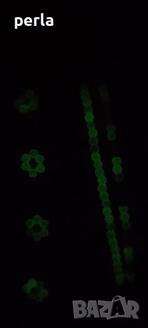 Ръчно изработена тройна гривна "Блясък в тъмнината", снимка 3 - Гривни - 44035794