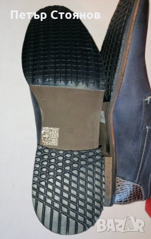 Стилни мъжки обувки от естествена кожа KicKers №46, снимка 9 - Официални обувки - 28473179