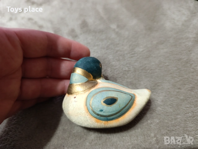 Ретро порцеланови и керамични фигурки птици, патица, лебед, винтидж фигурки , снимка 8 - Декорация за дома - 53578182