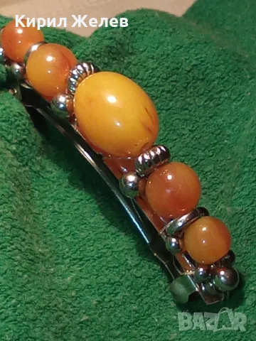 КРАСИВА РЕТРО СТИЛ ШНОЛА с УКРАСА от ФАТУРАН / ТОПЕН КЕХЛИБАР / КАТАЛИН 47077, снимка 12 - Други - 46800963