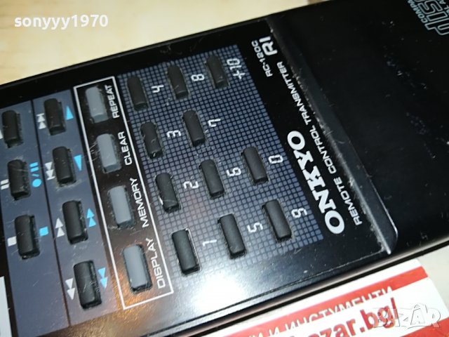 ONKYO RC-120C R1 CD/TAPE REMOTE-ВНОС SWISS 2808221130, снимка 2 - Други - 37823135