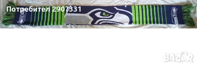 шал от клуб по американски футбол Сиэтл Сийхоукс. САЩ, снимка 1