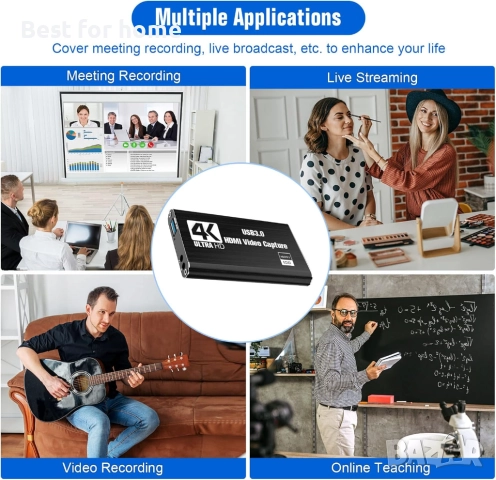 Kарта за видеозаснемане, HDMI 4K, снимка 5 - Друга електроника - 52564192