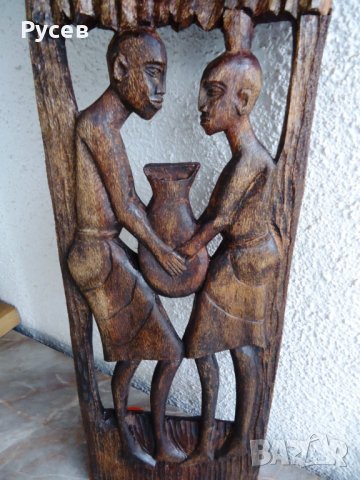 Африканска дърворезба, снимка 2 - Декорация за дома - 43093850