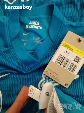 Nike Zenit Saint Petersburg Home 21/22 T-Shirt - страхотна юношеска тениска НОВА , снимка 9 - Детски тениски и потници - 48654929