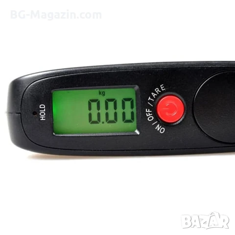 Дигитален ръчен електронен точен кантар везна за самолетен багаж куфари храна риболов риба до 50кг, снимка 6 - Везни - 50921402