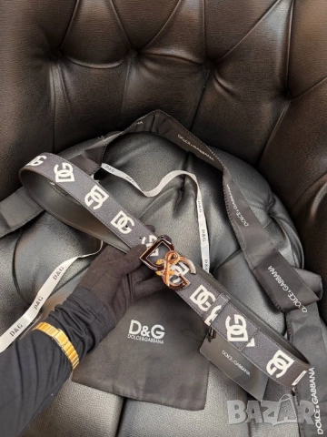 колани от естествена кожа с кутия, сертификат и торбичка dolce gabbana , снимка 7 - Колани - 51924884