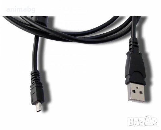 ANIMABG USB дата кабел UC-E6 за цифрови фотоапарати на Fuji Konica Nikon Olympus Panasonic Sony Vivi, снимка 4 - Кабели и адаптери - 44079055