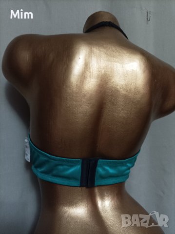 Frederick's 80 C Нов сатенен сутиен цвят Електриково , снимка 6 - Бельо - 37500843