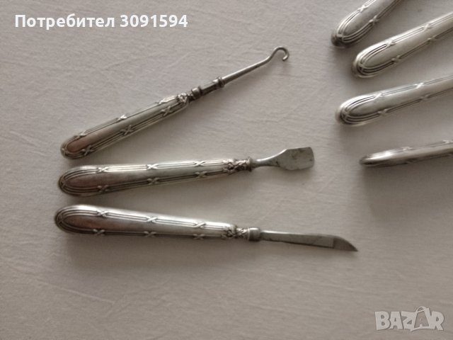  Комплект  за маникюр Ар нуво, снимка 3 - Други ценни предмети - 43929749