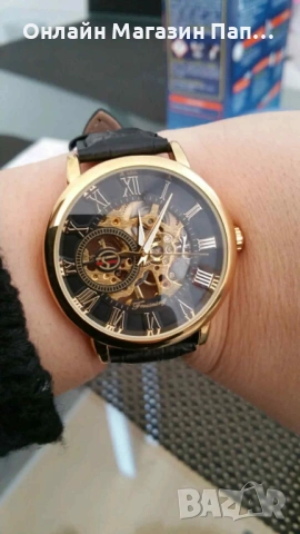 Forsining GMT838 мъжки механичен скелетон часовник, снимка 10 - Мъжки - 53249788