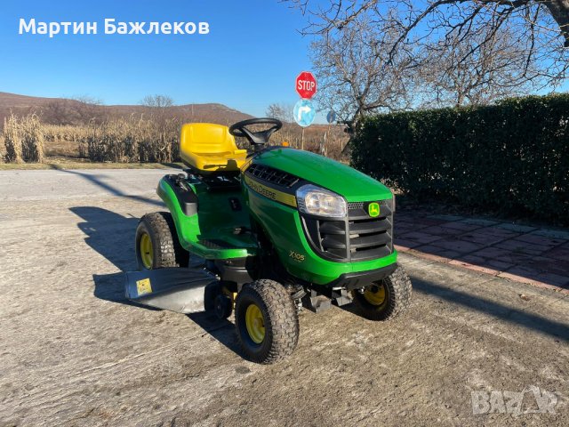 Косачка John Deere X105Auto, снимка 1 - Селскостопанска техника - 43463259