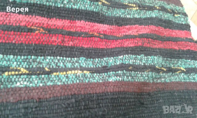 Ръчно тъкана памучна черга, снимка 2 - Антикварни и старинни предмети - 27736092