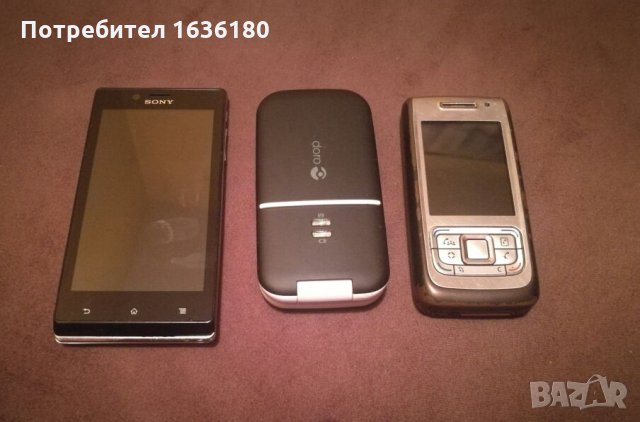 Sony J ST26i , Nokia e65 и Doro phone