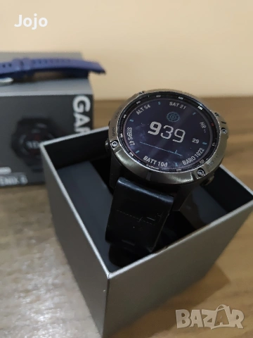 Garmin Fenix 6 pro Solar перфектен , снимка 7 - Смарт часовници - 53575201
