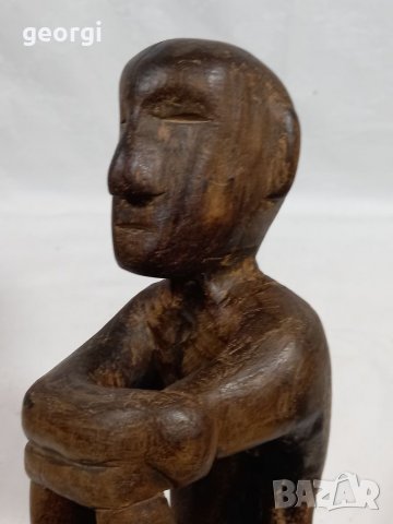 Дървена статуетка дърворезба   27/2, снимка 4 - Статуетки - 35626438