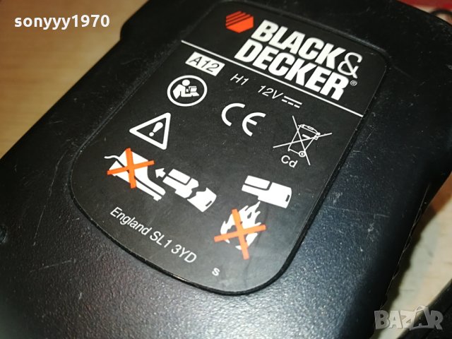black & decker battery 12v+charger 0805211822, снимка 9 - Винтоверти - 32803682