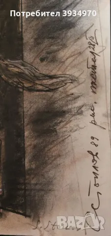 Картина Стоимен Стоилов-рисунка пастел, снимка 2 - Други - 50256682