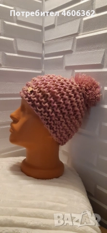 различни видове ръчно изплетени шапки, снимка 4 - Шапки - 51906292