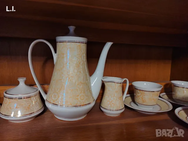 Български порцелан, Сервиз за чай/кафе, снимка 6 - Сервизи - 48023287